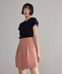 EMMEL REFINES/＜EMMEL REFINES＞EM Wクロス ハイウエスト タック ショートパンツ/508086831