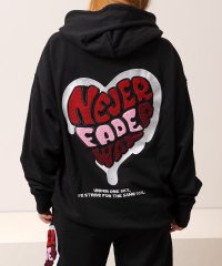 1111clothing/ワンフォークロージング 1111clothing ハート サガラ刺繍 スウェットパーカー【別売りのパンツと合わせてセットアップ可能】/508088259