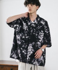 Rocky Monroe/ロッキーモンロー Rocky Monroe 接触冷感 オープンカラーシャツ 半袖 メンズ レディース アロハシャツ 開襟 総柄 オーバーサイズ ペイズリー グラ/508088274
