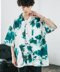Rocky Monroe/ロッキーモンロー Rocky Monroe 接触冷感 オープンカラーシャツ 半袖 メンズ レディース アロハシャツ 開襟 総柄 オーバーサイズ ペイズリー グラ/508088274