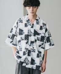 Rocky Monroe/ロッキーモンロー Rocky Monroe 接触冷感 オープンカラーシャツ 半袖 メンズ レディース アロハシャツ 開襟 総柄 オーバーサイズ ペイズリー グラ/508088274