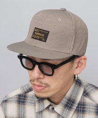 AMS SELECT/エーエムエスセレクト A.M.S.select 撥水 ムラ染風 ワッシャーナイロン 平つば ベースボールキャップ/508088292