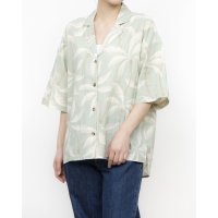 BILLABONG/ビラボン BILLABONG レディス BEACH SIDE PRINTED 半袖シャツ BF013127 (グリーン)/508088618