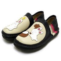 ESTACION/エスタシオン Estacion Estacion～エスタシオン～・うさぎモチーフ本革スリッポンシューズ【tge525】/508088711