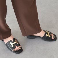 Oh my Sandals/オー マイ サンダルズ Oh my Sandals メタルオーナメントミュールサンダル/508088779