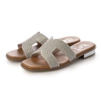 Oh my Sandals/オー マイ サンダルズ Oh my Sandals ラインストーンローヒールサンダル/508088781