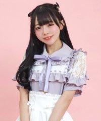 Secret Honey/シークレットハニー Secret Honey スクエアレースヨークブラウス/508088855