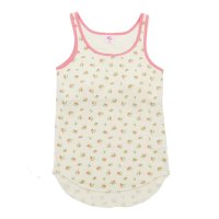 JEMORGAN/ジェーイーモーガン JEMORGAN ジェーイーモーガン JEMORGAN花柄 ワッフルカップ付き配色クレリックタンクトップ PACK入りタンク/508088928