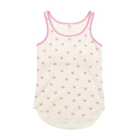 JEMORGAN/ジェーイーモーガン JEMORGAN ジェーイーモーガン JEMORGANハート柄 ワッフルカップ付き配色クレリックタンクトップ PACK入りタンク/508088938
