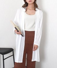 libelle more/リベル モア libelle more 〈吸水速乾・UVカット〉梨地ランダムストライプテレコロングトッパー/508088995