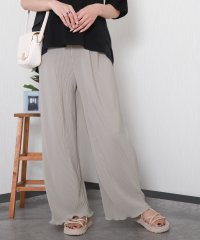 libelle more/リベル モア libelle more セミワイドパンツ プリーツパンツ【無地】/508088997