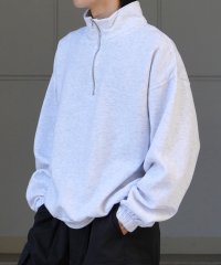 Confirm/コンファーム Confirm 裾リブ ボリュームシルエット ビッグシルエット 裏起毛ハーフジッププルオーバースウェット カットソー ユニセックス/508089443