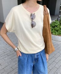 SLOBE IENA/《接触冷感/UV機能》FROSTYCOTTON フレンチスリーブプルオーバー/508089673