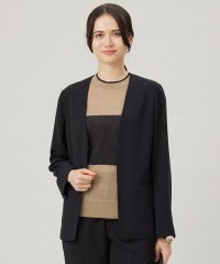 JIYU-KU（SMALL SIZE）/【セットアップ対応・接触冷感・UVケア・洗える】ライトストレッチノーカラー ジャケット/508090163