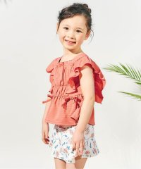 apres les cours/レモン・花柄シャーリングセパレート水着_UVカット/507715587