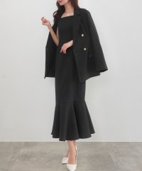 CENEA/セネア CENEA CENEA 【選べる】金ボタンテーラードジャケット(ゆったりシルエット)＋キャミワンピース セット（フレア／Iライン／マーメイド）[高身長サ/507934495
