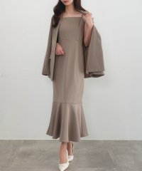 CENEA/セネア CENEA CENEA 【選べる】金ボタンテーラードジャケット(ゆったりシルエット)＋キャミワンピース セット（フレア／Iライン／マーメイド）[高身長サ/507934495