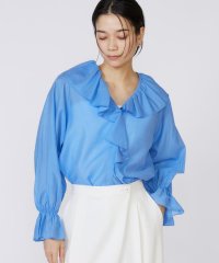 INED/イネド INED シャイニーローンフリルブラウス/507980281