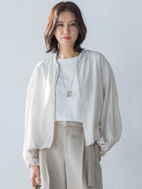 LAUTREAMONT/ロートレアモン LAUTREAMONT シアージップブルゾン≪洗濯機で洗える≫/508050413
