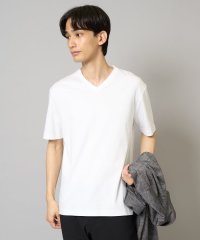 a.v.v (MEN)/【接触冷感/ジャケイン】シルケットスムースＶネックＴシャツ【UVカット/綿100％】/508053247