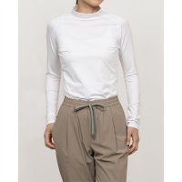 TIGORA/ティゴラ TIGORA レディース フィットネス 長袖コンプレッションインナー ベーシックコンプレッション長袖モックネック TR－3F2025UT (ホワイト)/508055392