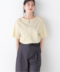 human woman/◆ボックスシルエットキーネックブラウス/508083532