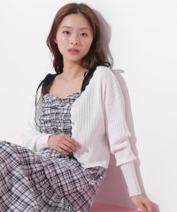 JILL by JILL STUART/アイレットリブスカラップカーディガン/508083557