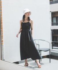 N Natural Beauty Basic/バックオープンギャザーキャミワンピース/508083569