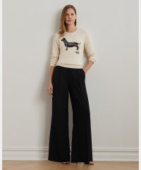 LAUREN RALPH LAUREN/ダブルフェイスド ジョーゼット ワイドレッグ パンツ/508085226