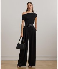 LAUREN RALPH LAUREN/プリーテッド ストレッチ ジャージー ワイドレッグ パンツ/508085227
