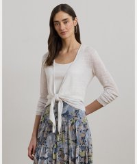 LAUREN RALPH LAUREN/タイフロント リネン カーディガン/508085290