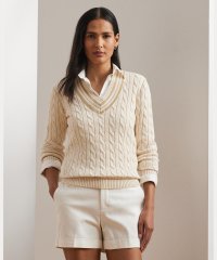 LAUREN RALPH LAUREN/ケーブルニット コットン クリケット セーター/508085294