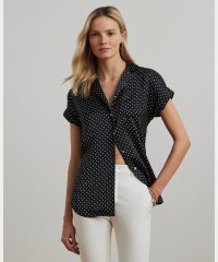 LAUREN RALPH LAUREN/ポルカドット シャルムーズ キャンプ シャツ/508085303