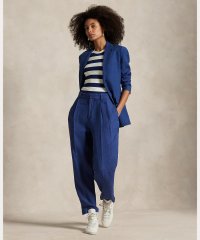 POLO RALPH LAUREN/プリーテッド リネン テーパード パンツ/508085423