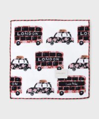  LAURA ASHLEY/ロンドンバス プリントタオルハンカチ/508086685