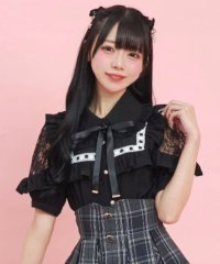 Secret Honey/シークレットハニー Secret Honey スクエアレースヨークブラウス/508088855