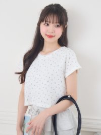 Emsexcite/エムズエキサイト ems excite 小花柄ワッフルTEE/508089922