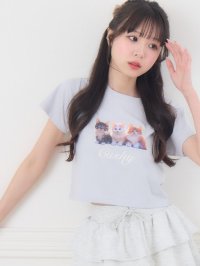 Emsexcite/エムズエキサイト ems excite catプリントTEE/508089923