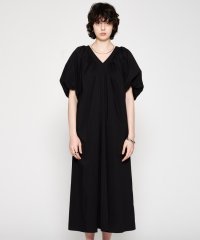 cloenc/クロエンス cloenc 【手洗い可／ラクちん】ギャザーVネックワンピース/508090567