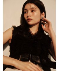 FRAY I.D/ラッフルチュールノースリブラウス/508090950