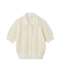 FRAY I.D/ダイヤメッシュポロカーディガン/508090986