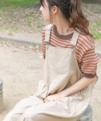ITEMS URBAN RESEARCH/シアーボーダー半袖ニット/508091053