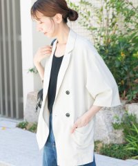 ITEMS URBAN RESEARCH/リネンライクハーフスリーブジャケット/508091061