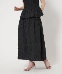 UNITED ARROWS/シャーリングジャガード フレアスカート/508091126