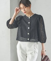 SHIPS WOMEN/〈手洗い可能〉Broche スクエア レース 2WAY ブラウス/508091144