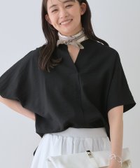 INDIVI/【洗える／UVケア／SETUP可能】スキッパードルマンブラウス/508091180