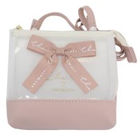 cinemacollection/シネマコレクション cinemacollection クリップポケット マイリボンマルチポッケ ピンクベージュ クーリア クリップポーチ キッズポーチ 女の子 /508091313