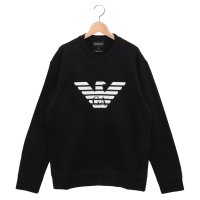 EMPORIO ARMANI/エンポリオ アルマーニ EMPORIO ARMANI スウェット イーグルモチーフ ブラック メンズ EMPORIO ARMANI 8N1MR6 1JRIZ F/508091466