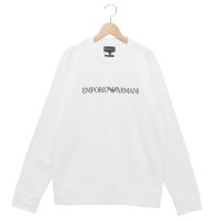 EMPORIO ARMANI/エンポリオ アルマーニ EMPORIO ARMANI スウェット ロゴ ホワイト メンズ EMPORIO ARMANI 8N1MR6 1JRIZ F109/508091467