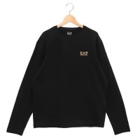 EA7 EMPORIO ARMANI/イーエーセブン エンポリオ アルマーニ EA7 EMPORIO ARMANI エンポリオアルマーニ Tシャツ カットソー ロンT 長袖Tシャツ ブラック メンズ/508091469